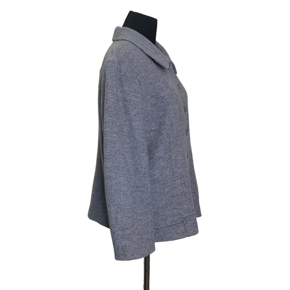 Pendleton Gray Wool Buttoned Jacket Blazer Size Xl - image 7